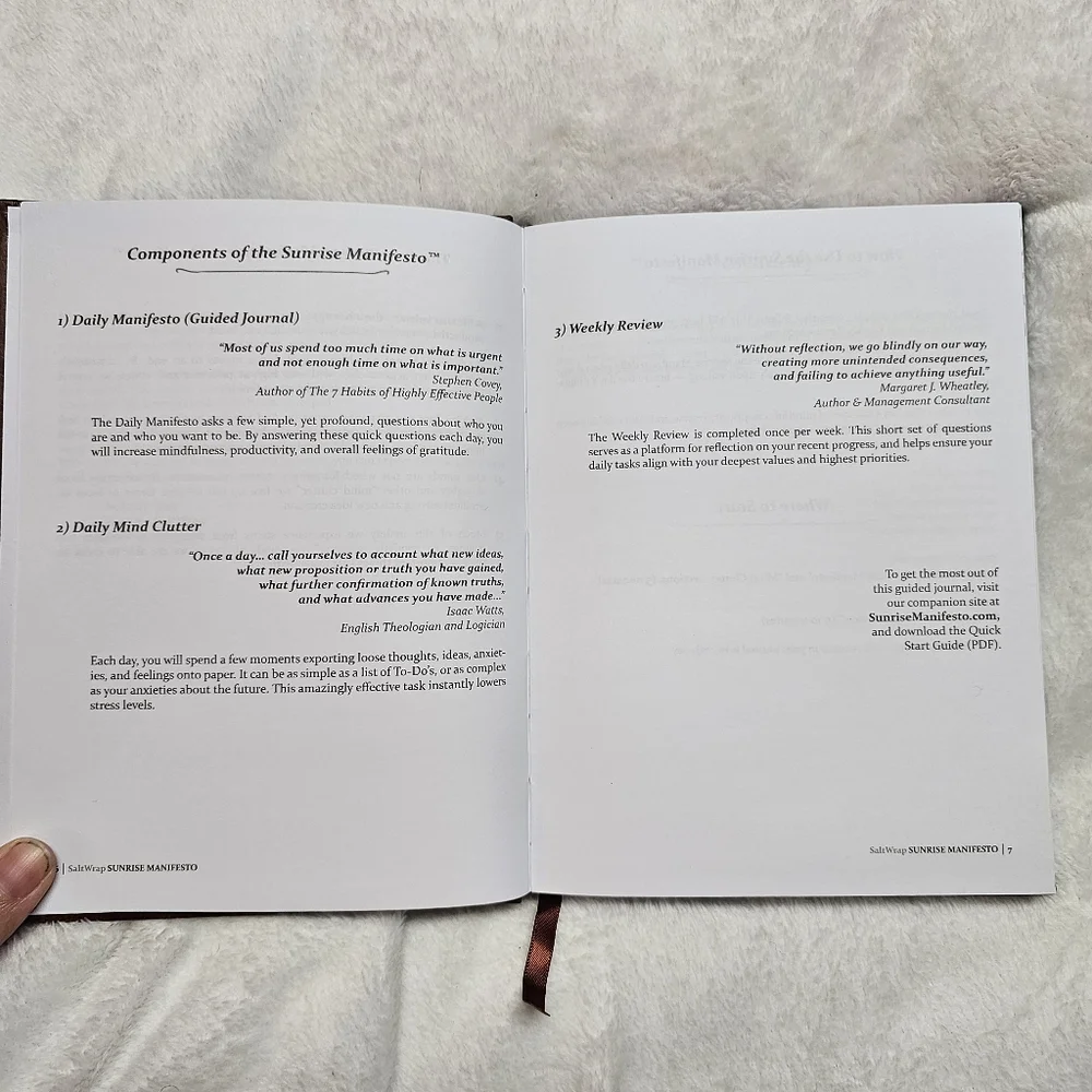 Sunrise Manifesto Guided Meditation Journal